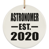 Astronomer Established EST. 2020 - Circle Ornament