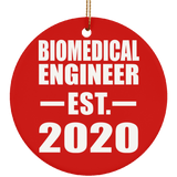 Biomedical Engineer Established EST. 2020 - Circle Ornament