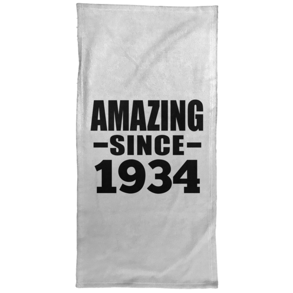 90th Birthday Amazing Since 1934 - Hand Towel