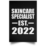 Skincare Specialist Established EST. 2022 - Poster Portrait