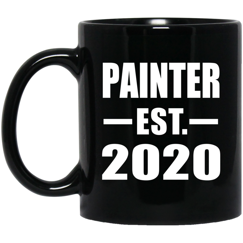 Painter Established EST. 2020 - 11oz Coffee Mug Black
