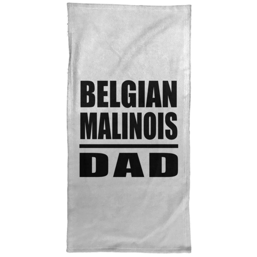 Belgian Malinois Dad - Hand Towel