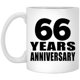 66th Anniversary 66 Years - 11 Oz Coffee Mug