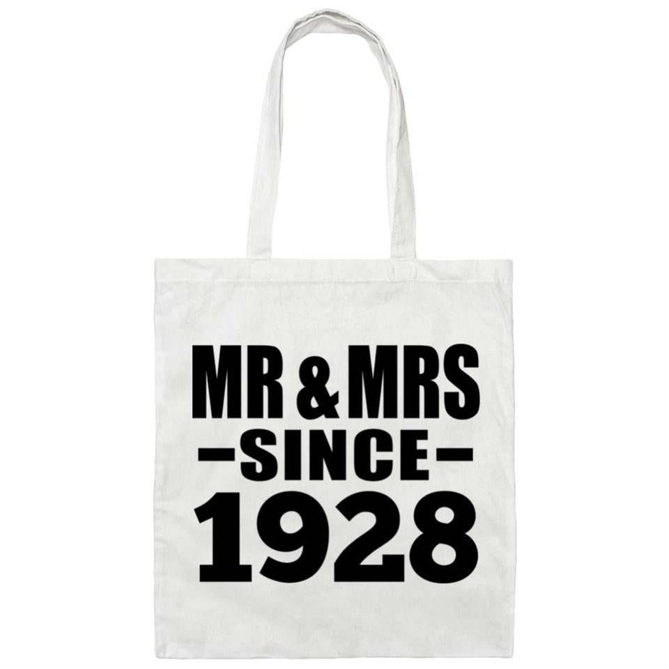96th Anniversary Mr & Mrs Since 1928 - Tote Bag White