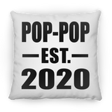 Pop-Pop Established EST. 2020 - Throw Pillow