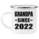 Grandpa Since 2022 - 12oz Camping Mug