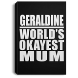 Geraldine World's Okayest Mum - Canvas Portrait