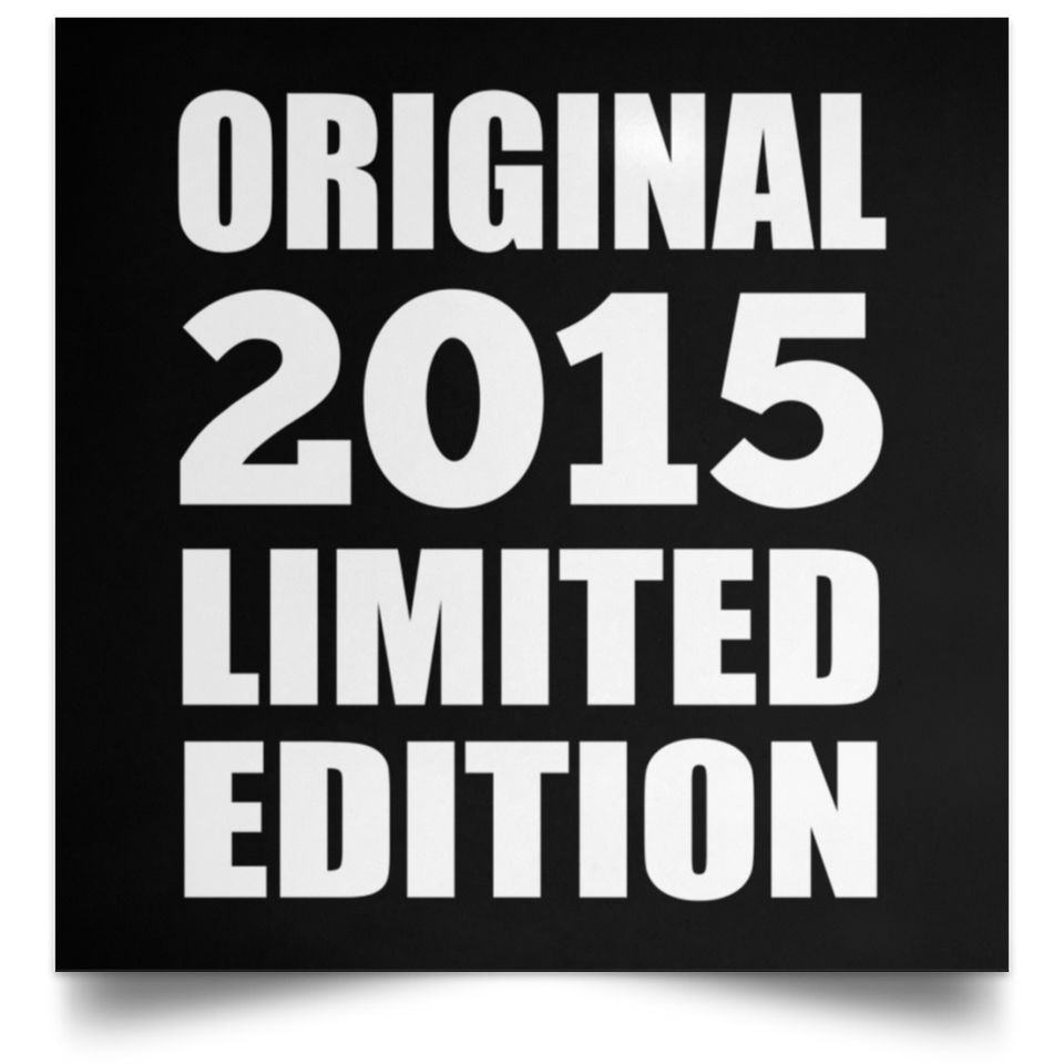 9th Birthday Original 2015 Limited Edition - Poster Square
