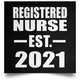 Registered Nurse Established EST. 2021 - Poster Square