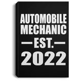 Automobile Mechanic Established EST. 2022 - Canvas Portrait