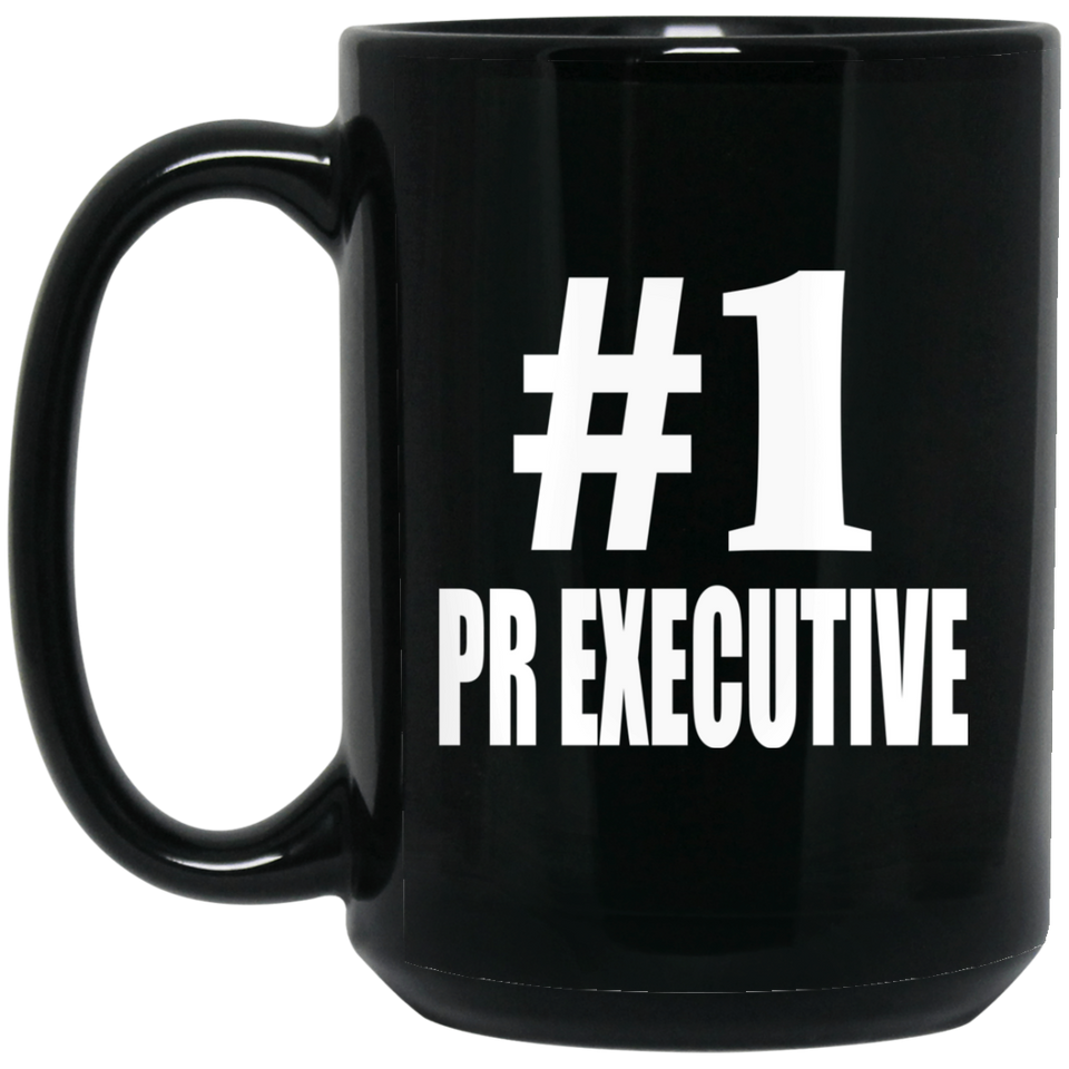 Number One #1 Pr Executive - 15 Oz Coffee Mug Black