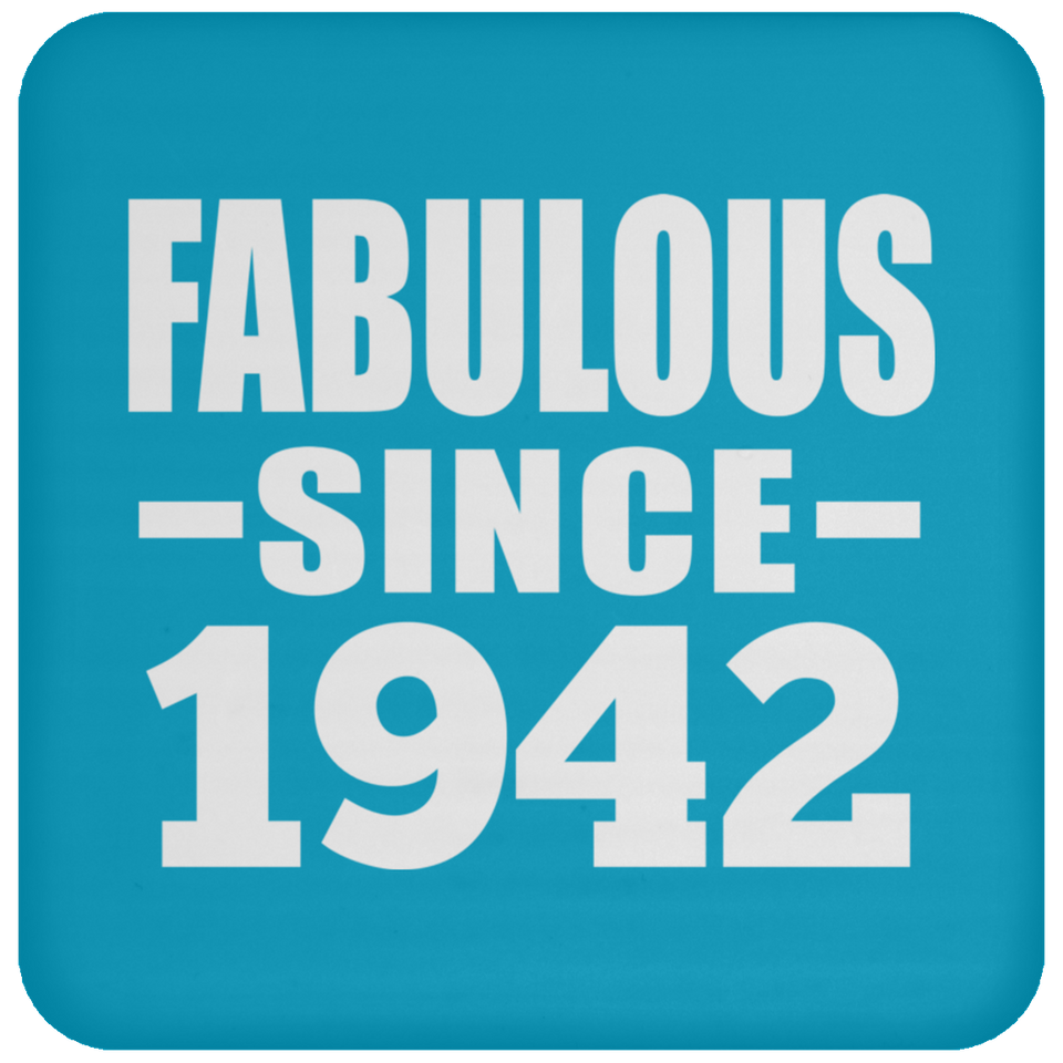 82nd Birthday Fabulous Since 1942 - Drink Coaster