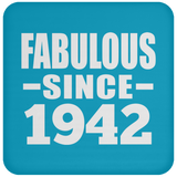 82nd Birthday Fabulous Since 1942 - Drink Coaster