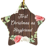 First Christmas As Boyfriend - Star Ornament A