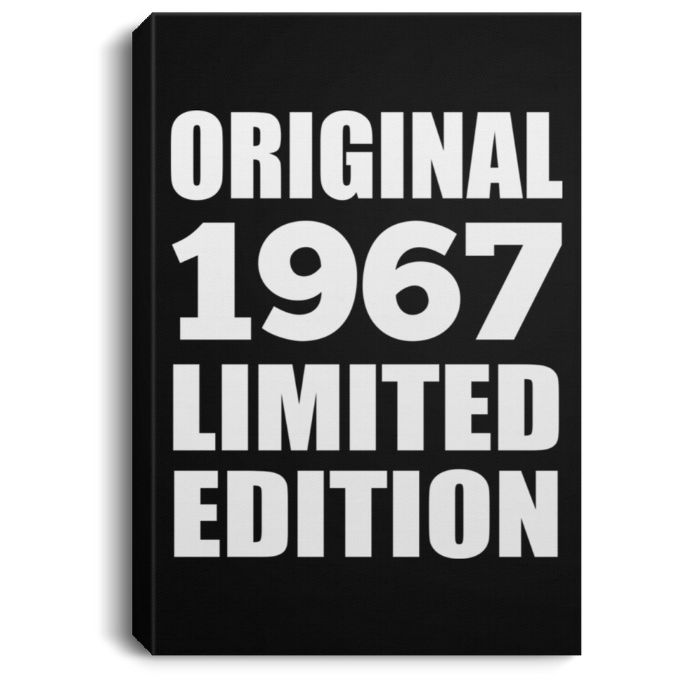 57th Birthday Original 1967 Limited Edition - Canvas Portrait