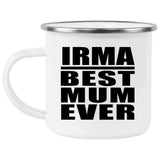 Irma Best Mum Ever - 12oz Camping Mug