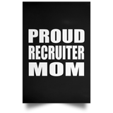 Proud Recruiter Mom - Poster Portrait