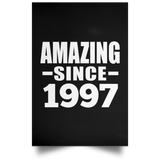 27th Birthday Amazing Since 1997 - Poster Portrait