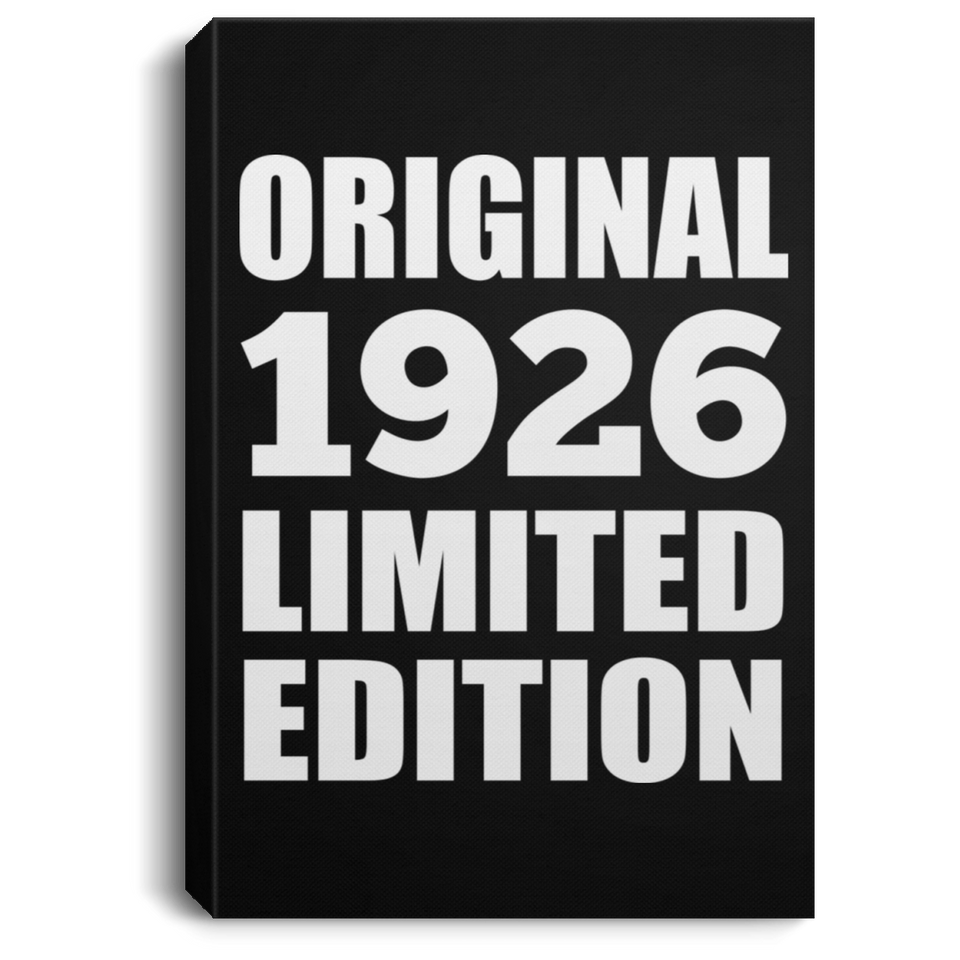 98th Birthday Original 1926 Limited Edition - Canvas Portrait