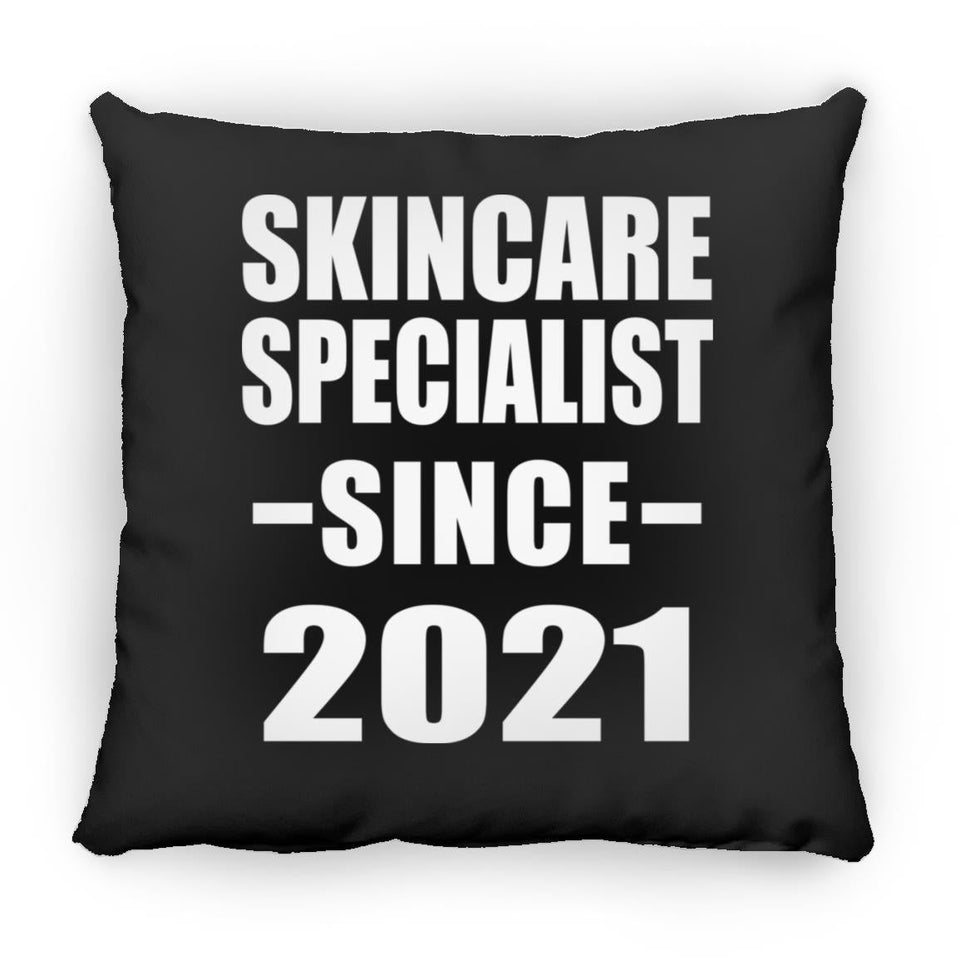 Skincare Specialist Since 2021 - Throw Pillow Black
