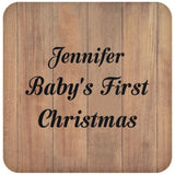 Jennifer Baby's First Christmas - Drink Coaster C