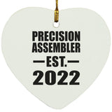 Precision Assembler Established EST. 2022 - Heart Ornament