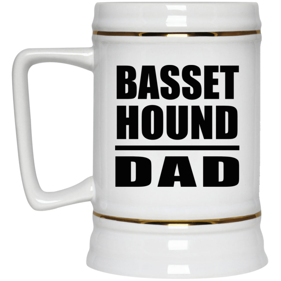 Basset Hound Dad - Beer Stein