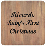 Ricardo Baby's First Christmas - Drink Coaster C