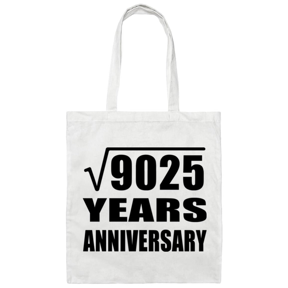 95th Anniversary Square Root of 9025 Years Anniversary - Tote Bag White