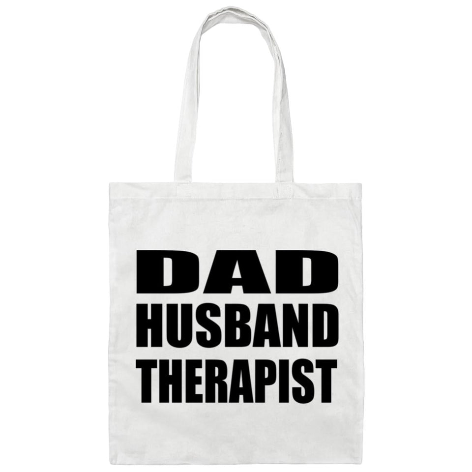 Dad Husband Therapist - Tote Bag White