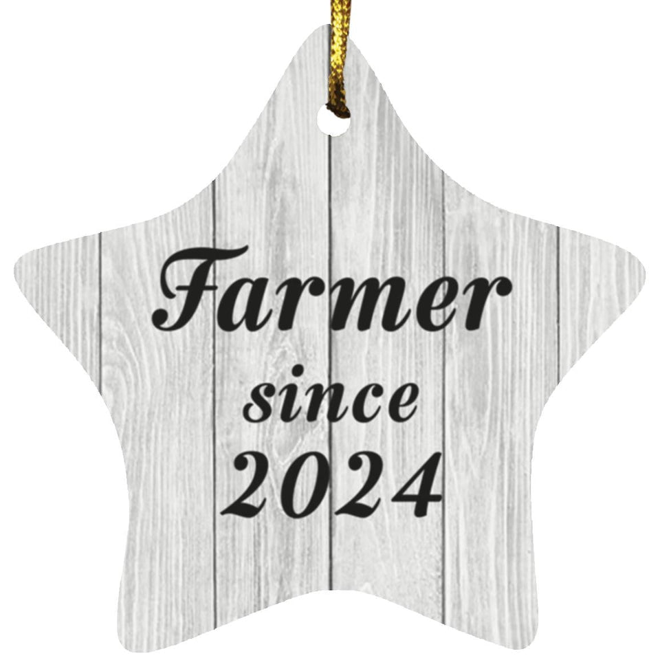 Farmer Since 2024 - Star Ornament F