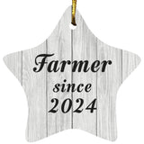 Farmer Since 2024 - Star Ornament F