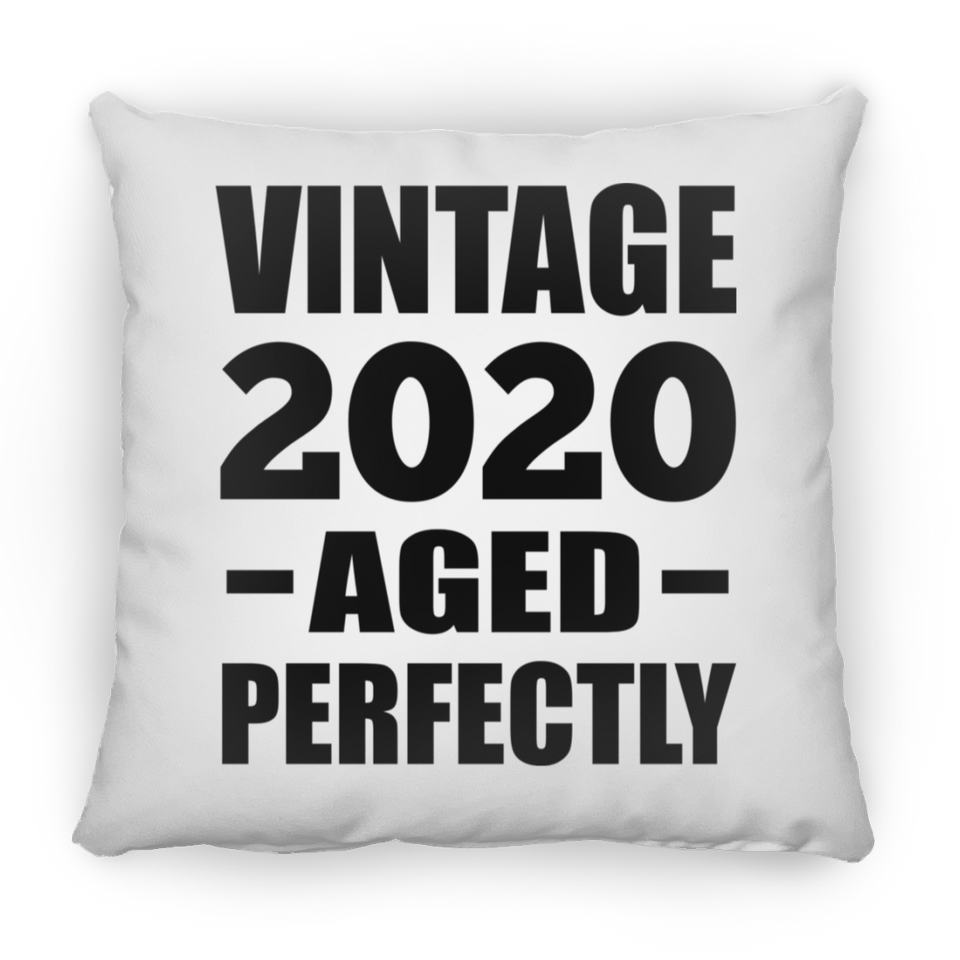 4th Birthday Vintage 2020 Aged Perfectly - Throw Pillow