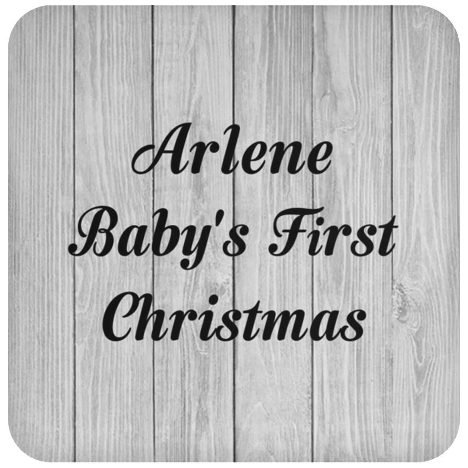 Arlene Baby's First Christmas - Drink Coaster F