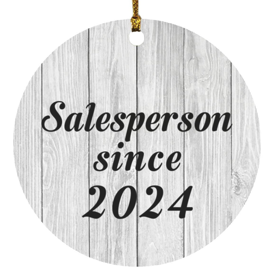 Salesperson Since 2024 - Circle Ornament F