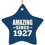 97th Birthday Amazing Since 1927 - Star Ornament