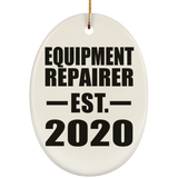 Equipment Repairer Established EST. 2020 - Oval Ornament