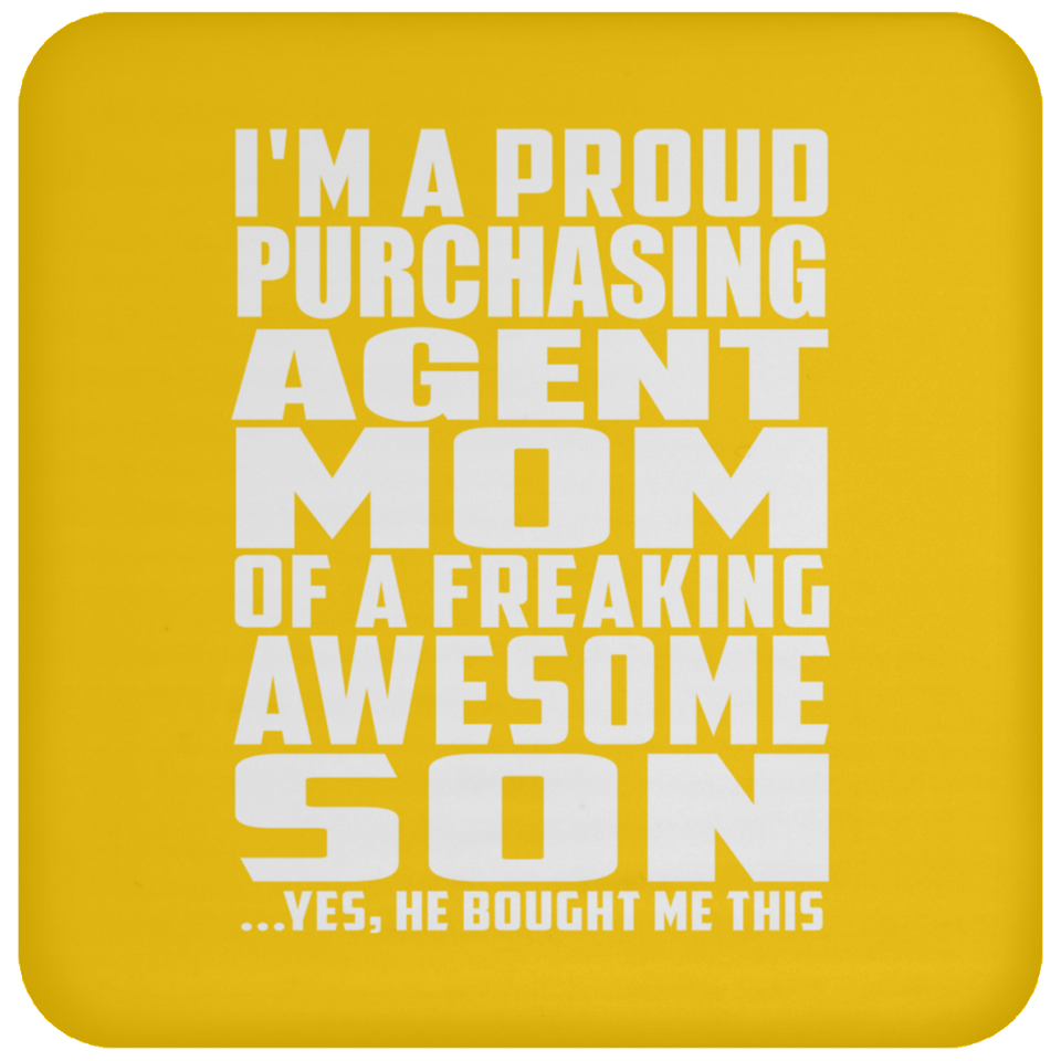 Proud Purchasing Agent Mom Of Awesome Son - Drink Coaster