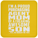 Proud Purchasing Agent Mom Of Awesome Son - Drink Coaster