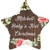 Mitchell Baby's First Christmas - Star Ornament A
