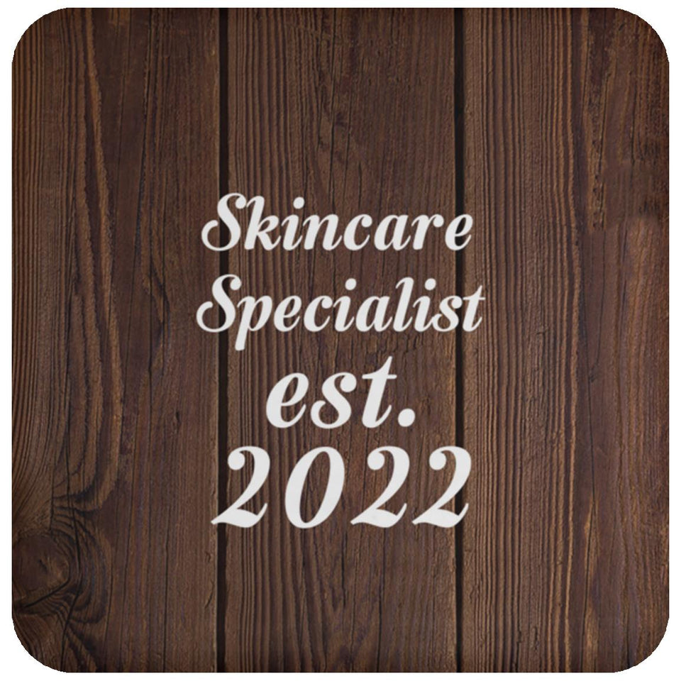 Skincare Specialist Established Est. 2022 - Drink Coaster D