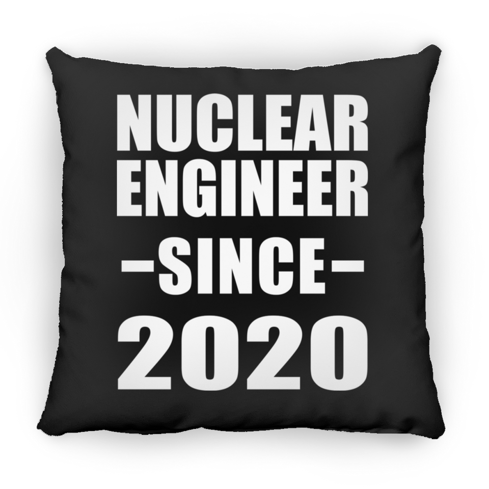 Nuclear Engineer Since 2020 - Throw Pillow Black