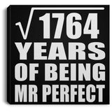 42nd Anniversary Square Root of 1764 Years of Mr Perfect - Canvas Square