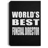 World's Best Funeral Director - Canvas Portrait