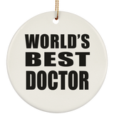 World's Best Doctor - Circle Ornament