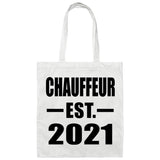 Chauffeur Established EST. 2021 - Tote Bag White