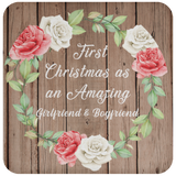 First Christmas As an Amazing Girlfriend & Boyfriend - Drink Coaster B