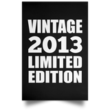 11th Birthday Vintage 2013 Limited Edition - Poster Portrait