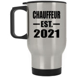 Chauffeur Established EST. 2021 - Silver Travel Mug