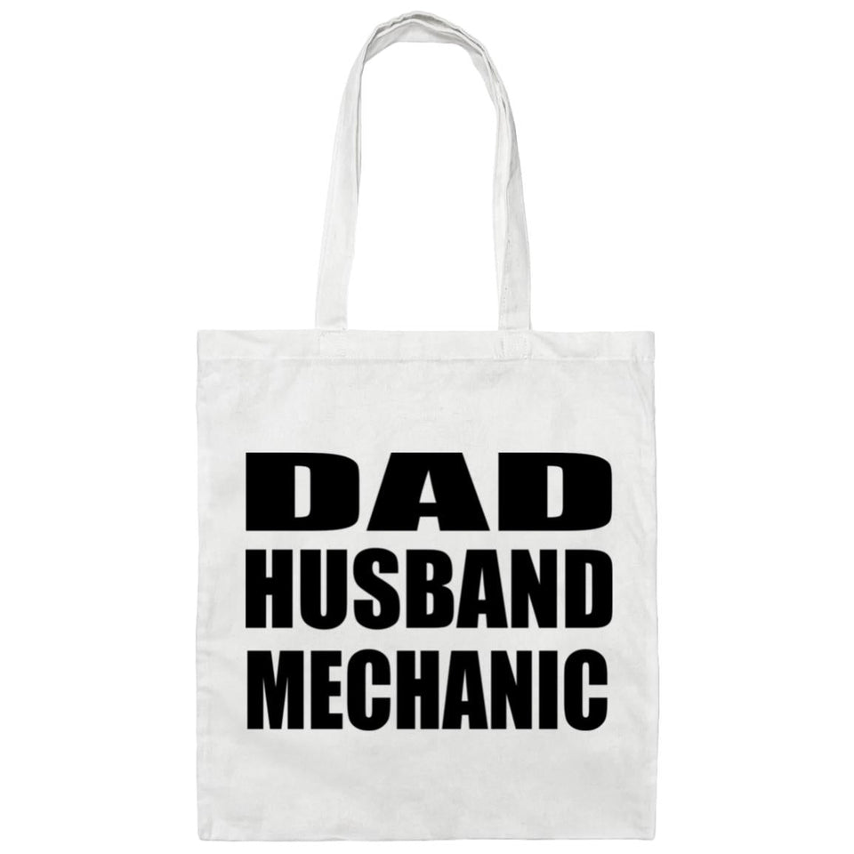 Dad Husband Mechanic - Tote Bag White